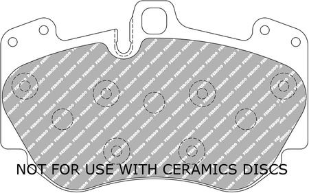 Ferodo Racing DS2500 brake pad front FCP4467H AUDI A4 B7 Avant 8K5 B8 Convertible B6 A5 A8 4E R8 R8 Spyder PORSCHE CAYENNE 955 