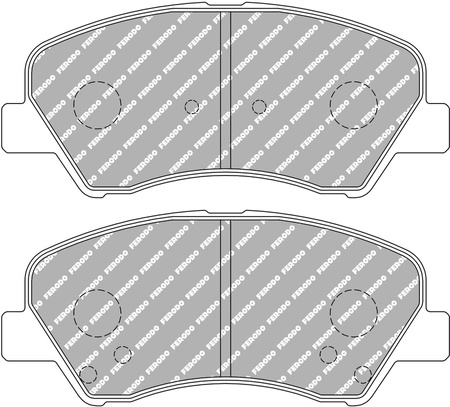 Ferodo Racing DS2500 brake pad front FCP4623H HYUNDAI ACCENT IV RB Saloon V HC ELANTRA MD UD i20 ACTIVE IB GB II GB IB GB Hatchback Van SOLARIS HCR KIA CARENS IV CERATO III YD RIO UB YB SC FB SC FB 