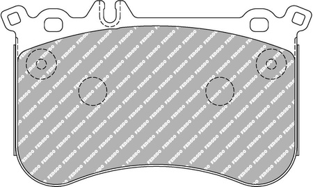 Ferodo Racing DS2500 brake pad front FCP4806H MERCEDES W176 CLA Coupe C117 Shooting Brake X117 GLA-CLASS X156 SLC R172 R172 