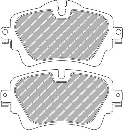 Ferodo Racing DS2500 brake pad front FCP4945H BMW 2 Active Tourer F45 Van Gran F46 X1 F48 X2 F39 MINI F55 F56 CLUBMAN F54 Convertible F57 COUNTRYMAN F60,