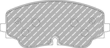 Ferodo Racing DS2500 brake pad front FCP5358H AUDI A3 Limousine 8YS Sportback VOLKSWAGEN ARTEON GOLF VIII CD1 Variant CG5 TIGUAN,