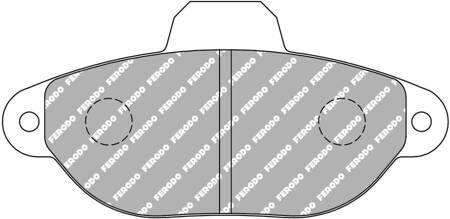 Ferodo Racing DS2500 brake pad front FCP925H FIAT Cinquecento Punto 176 PUNTO 188 Seicento AUTO POLAND LANCIA Y 840A Y10