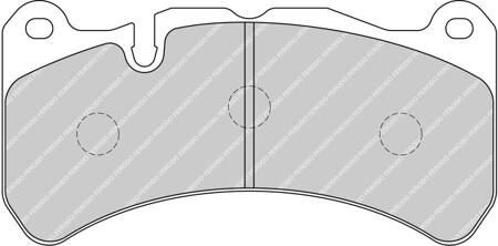 Ferodo Racing DS2500 brake pad front FRP3100H ALFA ROMEO Giulia 952 GIULIA STELVIO 949 LEXUS IS II MASERATI Gran Turismo Quattroporte V MERCEDES C209 SUBARU Impreza