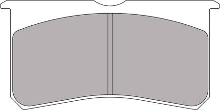 Ferodo Racing DS2500 brake pad front FRP3116H FORD Fiesta 5 