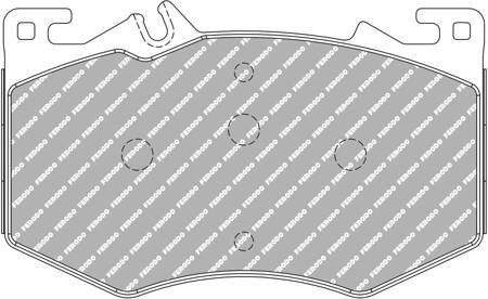 Ferodo Racing DS2500 brake pad front FRP3166H MERCEDES W177 Saloon V177 CLA C118 X118 GLA H247 GLB X247 