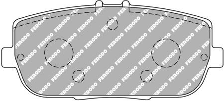 Ferodo Racing DS2500 brake pad rear FCP1894H ABARTH 124 Spider MAZDA MX-5 III IV IV