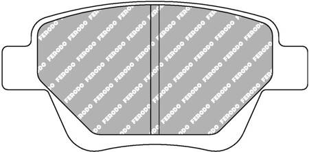 Ferodo Racing DS2500 brake pad rear FCP4316H AUDI A3 8P1 Cabrio 8P7 Sportback SEAT Leon Leon SKODA Octavia Octavia Scout Superb Yeti VOLKSWAGEN Caddy III IV Maxi Golf VI Jetta PASSAT 362 ALLTRACK 365 SCIROCCO Touran