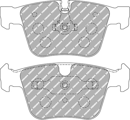 Ferodo Racing DS2500 brake pad rear FCP4413H MERCEDES W164 R-CLASS W251 V251 W221 C216 C216 