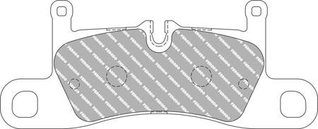 Ferodo Racing DS2500 brake pad rear FCP4424H PORSCHE 718 BOXSTER 982 CAYMAN 911 991 Convertible Targa Spyder 981 Cayenne CAYENNE 92A 9YA 9YB 7P5 7P5 7P6 VAN 7P5 