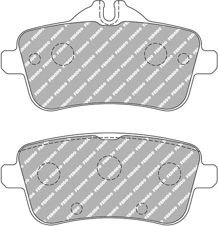 Ferodo Racing DS2500 brake pad rear FCP4587H MERCEDES W176 CLA Coupe C117 Shooting Brake X117 X166 GLA-CLASS X156 GLE W166 C292 GLS SLC R172 R172 