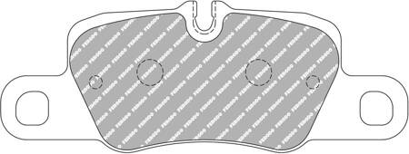 Ferodo Racing DS2500 brake pad rear FCP4713H PORSCHE 911 991 Convertible Targa CAYENNE 955 Panamera 970 