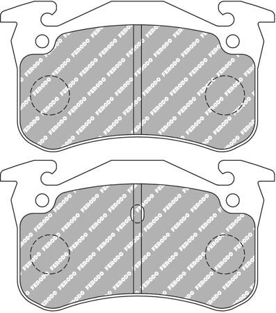 Ferodo Racing DS2500 brake pad rear FCP558H CITROEN Saxo Xsara ZX ZX N2 PEUGEOT 106 205 206 306 306 7B N3 N5 307 309 RENAULT 11 19 5 Super 9 Clio Clio II Megane SUPER B/C40 