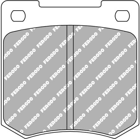 Ferodo Racing DS2500 brake pad rear FCP810H AUDI RS3 CITROEN Saxo FORD Capri Cortina HYUNDAI Pony JENSEN Healey ROVER 1500 Allegro Ital Ital van Marina Marina Maxi Toledo TALBOT Avenger Sunbeam VAUXHALL Viva VOLVO 343 360