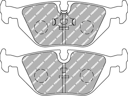 Ferodo Racing DS2500 brake pad rear FCP850H BMW 3 E36 Compact 5 E39 Touring Z1 Z3 Z3 Coupe Roadster CITROEN Evasion Synergie FIAT Scudo Ulysse LANCIA Zeta PEUGEOT 806,