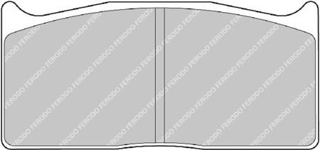 Ferodo Racing DS2500 brake pad rear FRP308H MITSUBISHI Lancer TATUUS FIA Formula 3 R R