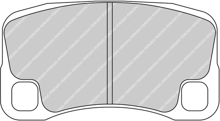 Ferodo Racing DS2500 brake pad rear FRP3095H PORSCHE 911 997 997 