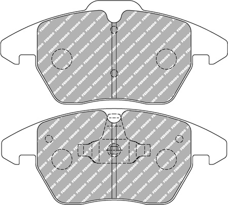 Ferodo Racing DS3.12 brake pad front FCP1641G AUDI A1 A3 TT CITROEN C4 Picasso PEUGEOT 207 208 PORSCHE Panamera SEAT Altea Ibiza Leon Toledo III SKODA Fabia III Octavia Scout Superb Yeti VOLKSWAGEN Caddy IV Maxi Golf 5 Jetta PASSAT Polo SCIROCCO Touran