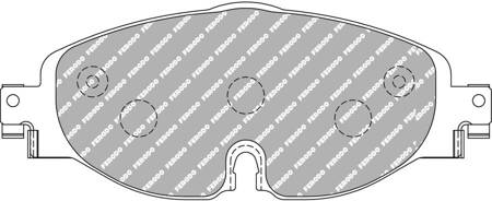 Ferodo Racing DS3.12 brake pad front FCP4433G AUDI A3 Q2,TT FV3 Roadster FV9 CUPRA FORMENTOR KM7 SEAT ATECA SKODA OCTAVIA III SUPERB VOLKSWAGEN ARTEON GOLF ALLTRACK BA5 VIII CG5 SPORTSVAN SPORTSVAN AM1 Golf VI Cabriolet PASSAT TIGUAN TOURAN 