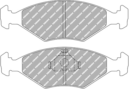 Ferodo Racing DS3.12 brake pad front FCP519G FIAT Cityvan Duna Fiorino Palio Palio Weekend Penny Siena Tempra Uno AUTO POLAND INNOCENTI Elba Mille