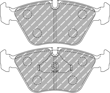 Ferodo Racing DS3.12 brake pad front FCP779G BMW 3 E36 E40 E46 Convertible 5 E34 Touring 7 E32 Z3 Z3 Coupe Z4 E85 