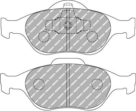 Ferodo Racing DS3000 brake pad front FCP1394R FORD Courier Fiesta 4 5 Fusion Puma Street Ka MAZDA 2 TOYOTA Yaris