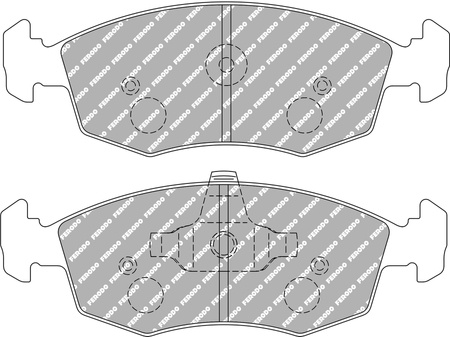 Ferodo Racing DS3000 brake pad front FCP276R AC Ace FORD Escort 2 3 4 5 7 Granada Orion Scorpio Sierra Sierra Sapphire Sapphire