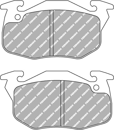 Ferodo Racing DS3000 brake pad front FCP393R CITROEN AX BX BX XB- Break C15 Saxo ZX PEUGEOT 106 205 206 305 306 309 405 RENAULT 11 18 19 20 21 5 5 Super 9 Clio Clio II Espace I Express Extra Fuego Rapid SUPER RENAULT-ALPINE 2500 2800 Alpine GTA 