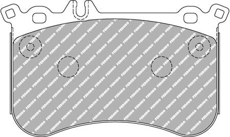 Ferodo Racing DS3000 brake pad front FCP4806R MERCEDES W176 CLA Coupe C117 Shooting Brake X117 GLA-CLASS X156 SLC R172 R172 