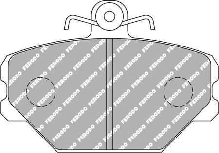 Ferodo Racing DS3000 brake pad front FCP524R FIAT Tempra Tipo TIPO 160 LANCIA Dedra YUGO Florida Miami Sana