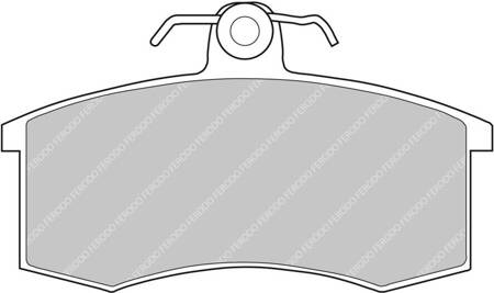 Ferodo Racing DS3000 brake pad front FCP527R LADA Forma Priora Samara,