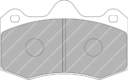 Ferodo Racing DS3000 brake pad front FRP3083R LOTUS Evora EXIGE MCLAREN 570 GT S 650 LT MP4 RENAULT Clio II SEAT Ibiza IV 6L1,