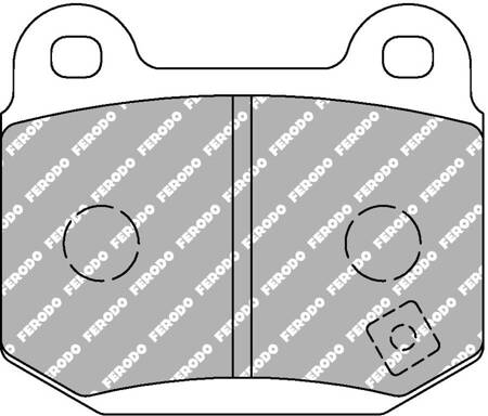 Ferodo Racing DS3000 brake pad rear FCP1562R KTM X-Bow LOTUS Elise MASERATI Quattroporte V MITSUBISHI Lancer MYGALE Formula 4 NISSAN 350Z OPEL Speedster SUBARU Impreza II,I GR GH G3 TATUUS FIA VAUXHALL VX220