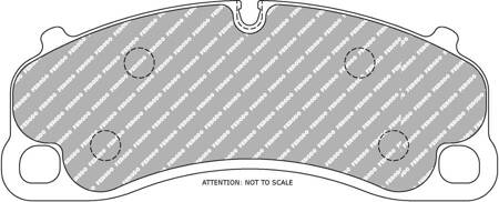 Ferodo Racing DSUNO brake pad front FCP4664ZB PORSCHE 718 BOXSTER 982 Cayman CAYMAN 911 991 991.2 992 Convertible 981 