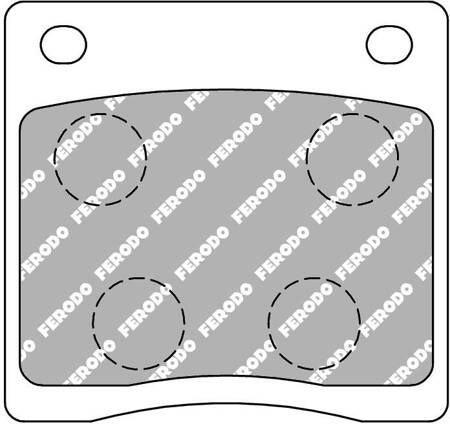 Ferodo Racing FER4003 brake pad front FCP39C HONDA Civic Civic I NISSAN Cherry Sunny,