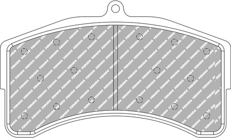 Ferodo Racing TL66 brake pad front FRP3165TL66 LAMBORGHINI Huracan