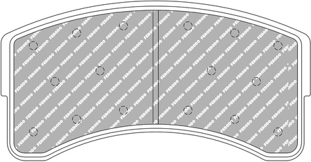 Ferodo Racing TL66 brake pad front FRP3168TL66 LAMBORGHINI Huracan