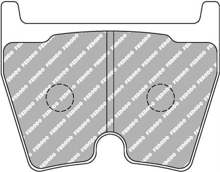 Ferodo Racing front brake pads DS1.11 AUDI A5 Convertible (8F7) - FCP1664W