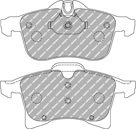 Ferodo Racing front brake pads DS2500 VAUXHALL CORSA Mk II (C) (W5L, F08) - FCP1640H