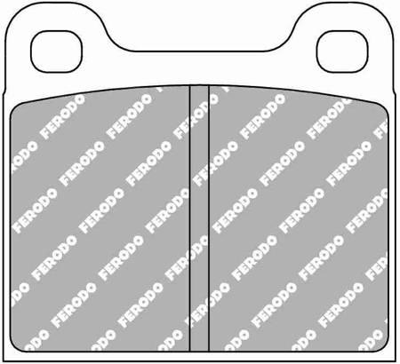 Ferodo Racing front brake pads DS2500 VAUXHALL Chevette - FCP2H