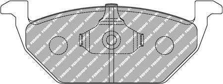 Ferodo Racing front brake pads DS2500 VOLKSWAGEN BORA (1J2) - FCP1094H