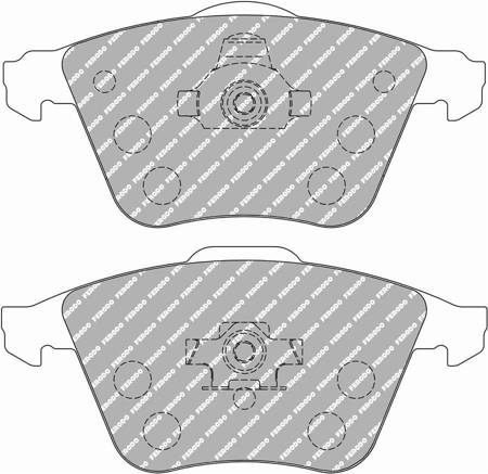 Ferodo Racing front brake pads DS2500 VOLKSWAGEN PASSAT (3C2) - FCP1765H