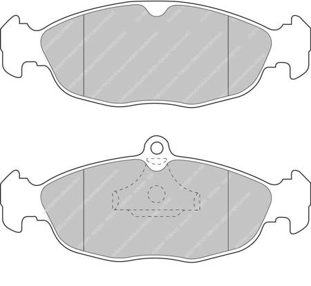 Ferodo Racing front brake pads DS3000 VAUXHALL CORSAVAN - FCP732R