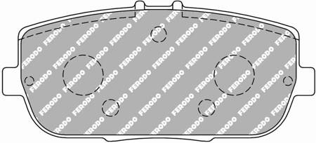 Ferodo Racing rear brake pads DS3.12 ABARTH 124 Spider - FCP1894H