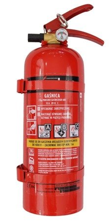 Fire extinguisher IRP PRO 2kg ABC with attachment "J"