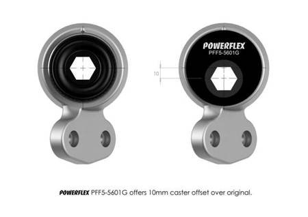 Front Wishbone Rear Bush, Caster Offset