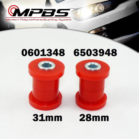 Front wishbone bushings (front) - MPBS: 6503948 Seat Arosa, Volkswagen Lupo, Polo III,