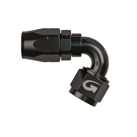 Goodridge 120° black fuel/oil pipe fitting