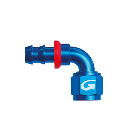 Goodridge female 90° fuel/oil pipe fitting