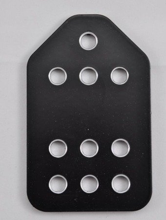 IRP BLACK aluminum pedal covers