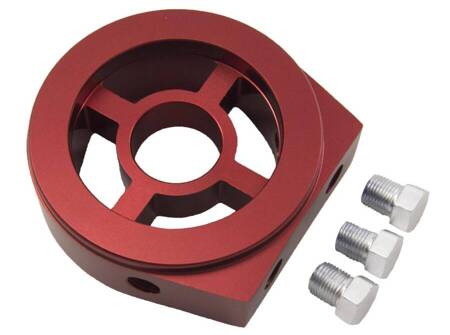 IRP oil filter support, red
